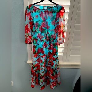 Donna Ricco Floral Dress
